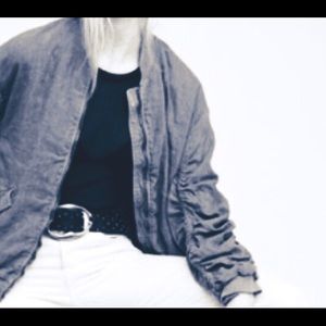 FREE PEOPLE Bomber Jacket Sz S